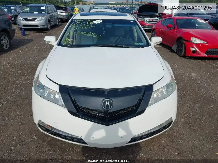 2010 Acura Tl 3.5 VIN: 19UUA8F20AA001295 Lot: 42601322