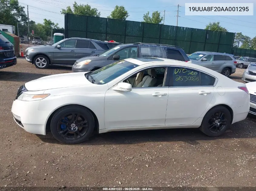2010 Acura Tl 3.5 VIN: 19UUA8F20AA001295 Lot: 42601322