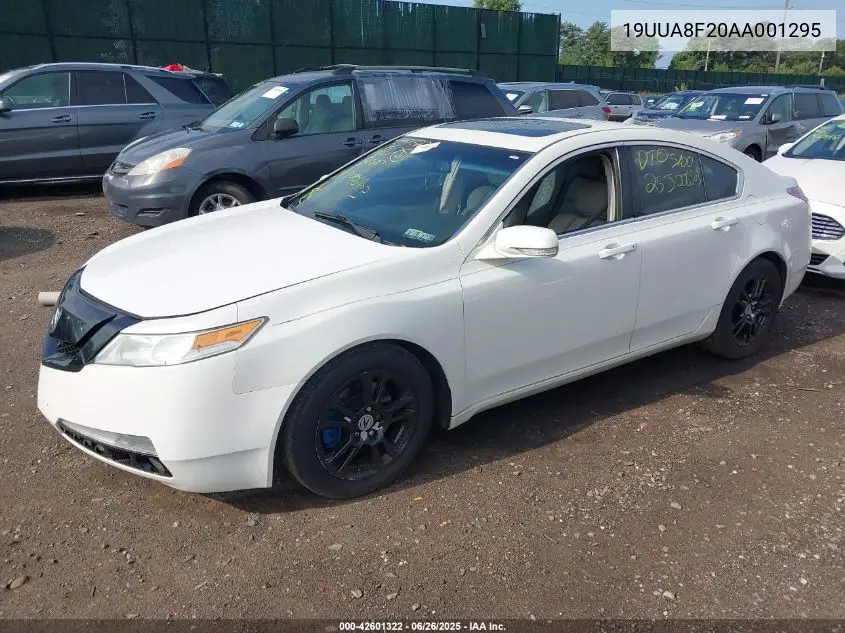 2010 Acura Tl 3.5 VIN: 19UUA8F20AA001295 Lot: 42601322