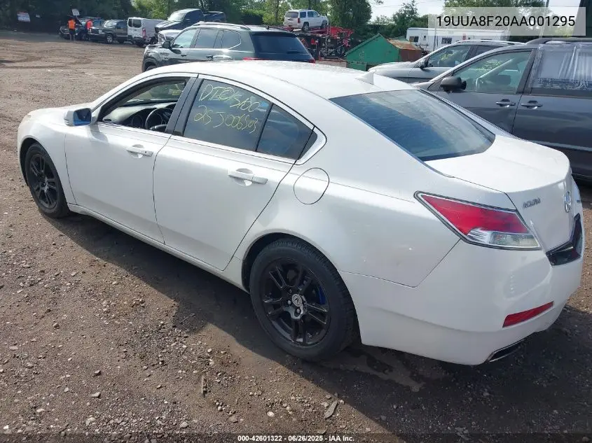 2010 Acura Tl 3.5 VIN: 19UUA8F20AA001295 Lot: 42601322