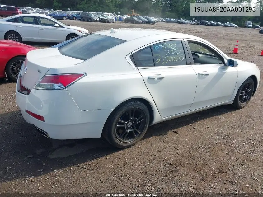 2010 Acura Tl 3.5 VIN: 19UUA8F20AA001295 Lot: 42601322