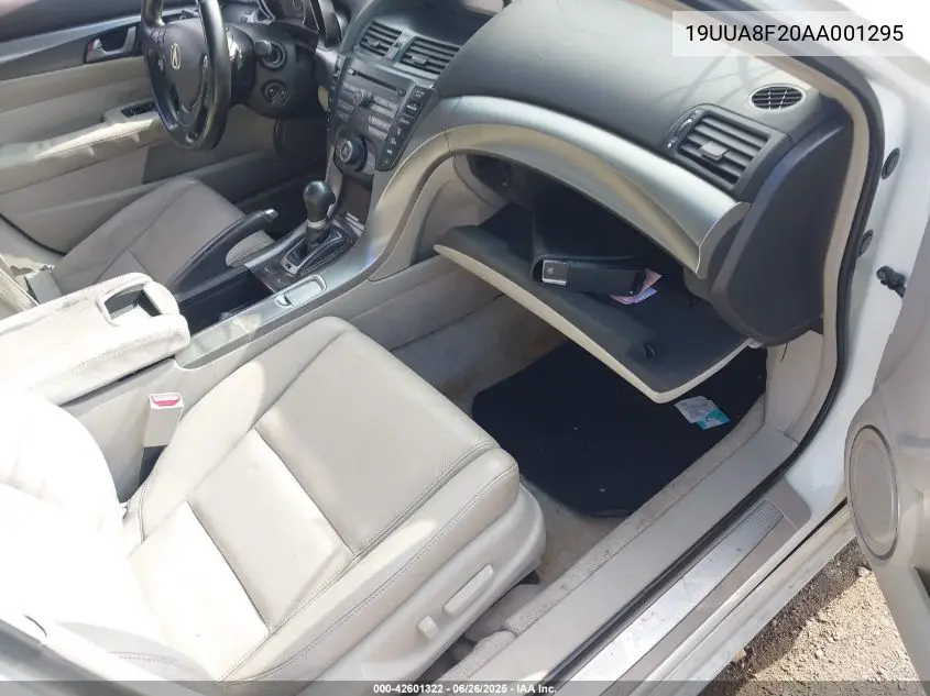 2010 Acura Tl 3.5 VIN: 19UUA8F20AA001295 Lot: 42601322