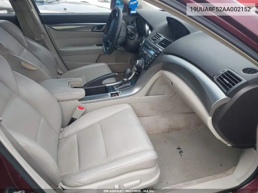2010 Acura Tl 3.5 VIN: 19UUA8F52AA002152 Lot: 42604247