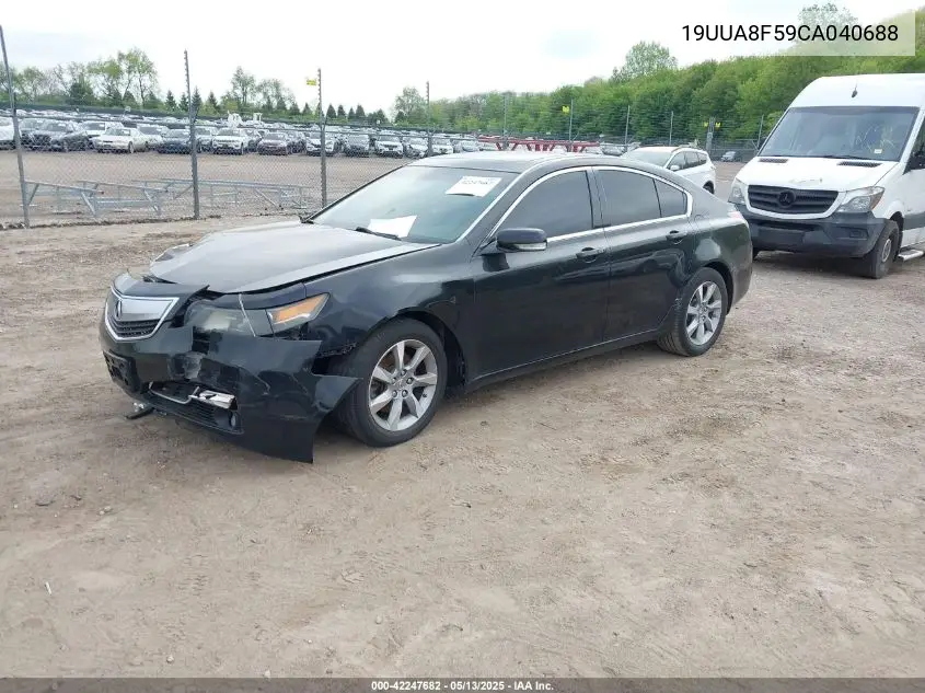 2012 Acura Tl 3.5 VIN: 19UUA8F59CA040688 Lot: 42247682