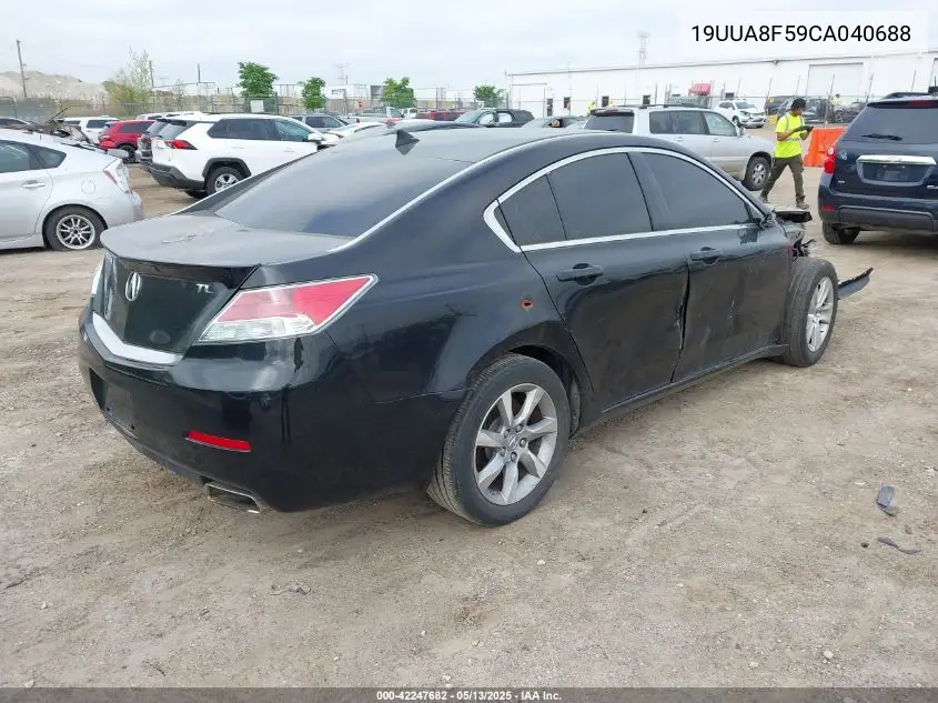 2012 Acura Tl 3.5 VIN: 19UUA8F59CA040688 Lot: 42247682