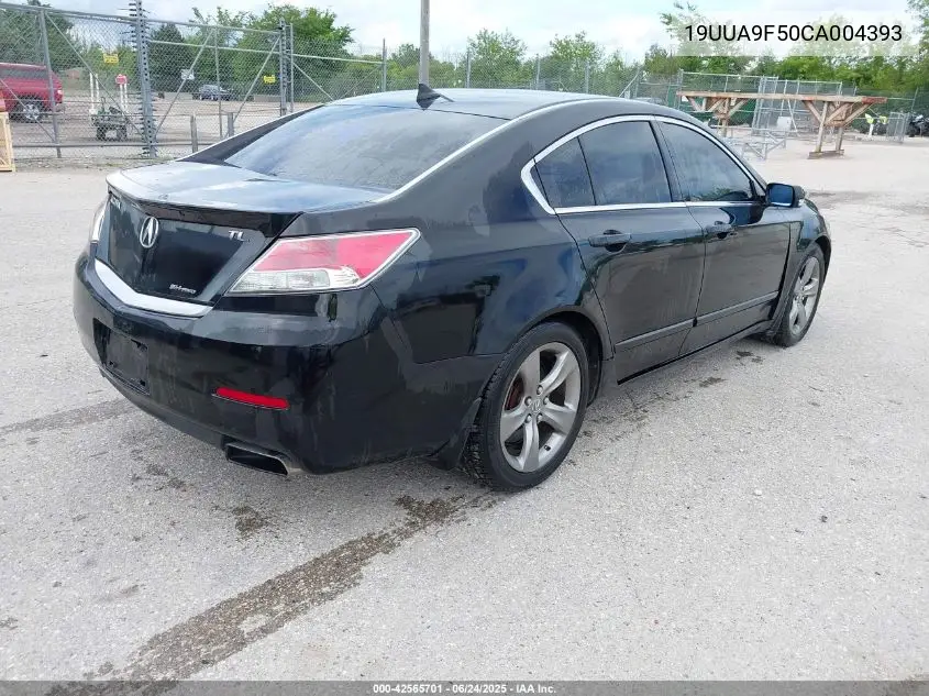 2012 Acura Tl 3.7 VIN: 19UUA9F50CA004393 Lot: 42565701