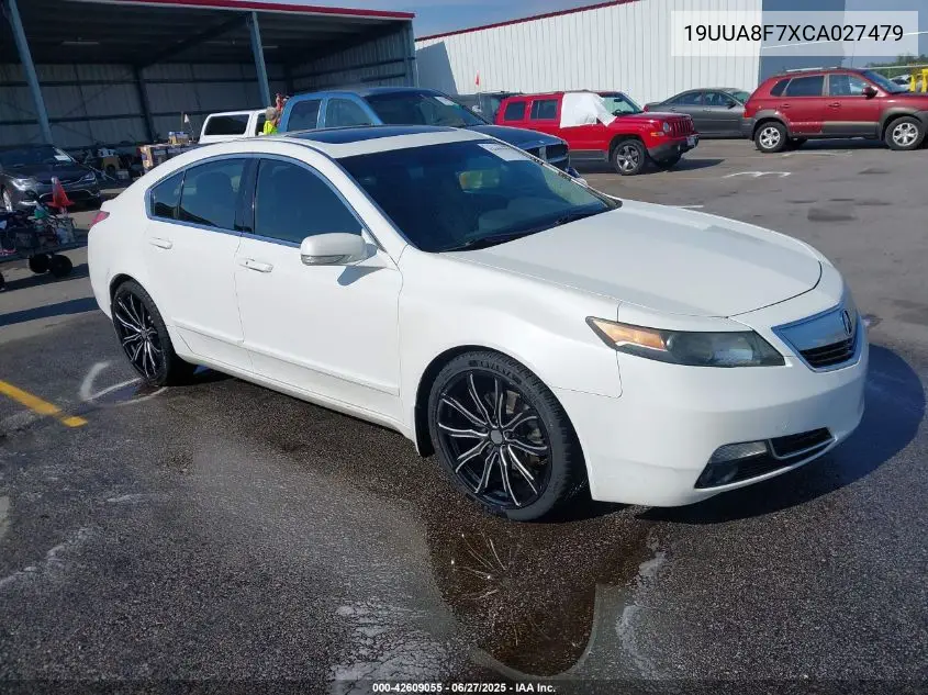 2012 Acura Tl 3.5 VIN: 19UUA8F7XCA027479 Lot: 42609055
