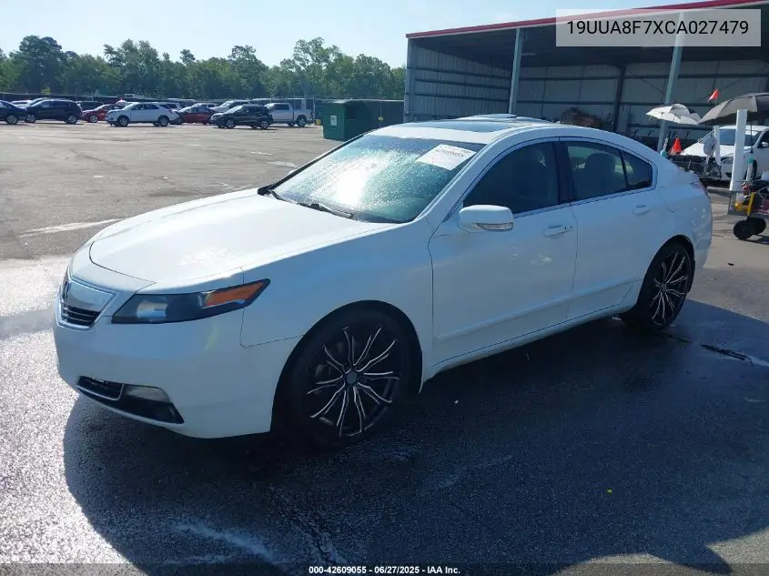2012 Acura Tl 3.5 VIN: 19UUA8F7XCA027479 Lot: 42609055