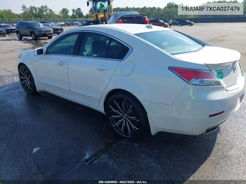 2012 Acura Tl 3.5 VIN: 19UUA8F7XCA027479 Lot: 42609055