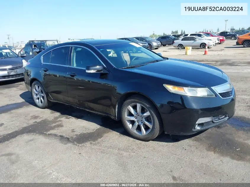 2012 Acura Tl 3.5 VIN: 19UUA8F52CA003224 Lot: 42609652