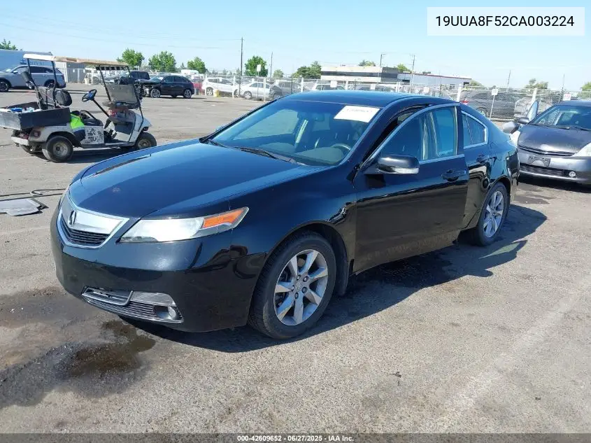 2012 Acura Tl 3.5 VIN: 19UUA8F52CA003224 Lot: 42609652
