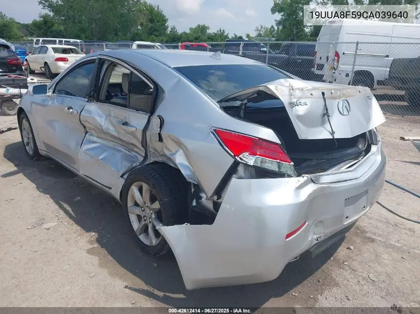 2012 Acura Tl 3.5 VIN: 19UUA8F59CA039640 Lot: 42612414