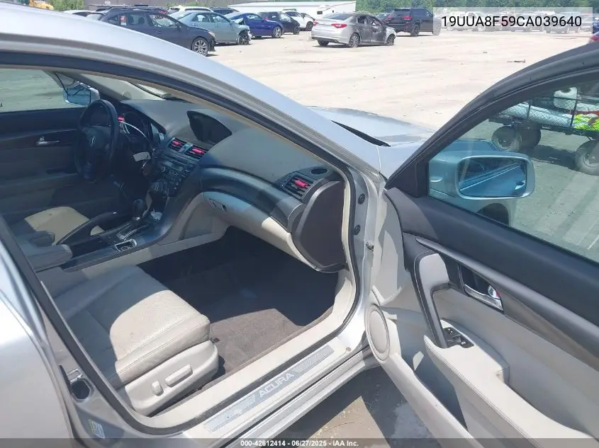 2012 Acura Tl 3.5 VIN: 19UUA8F59CA039640 Lot: 42612414