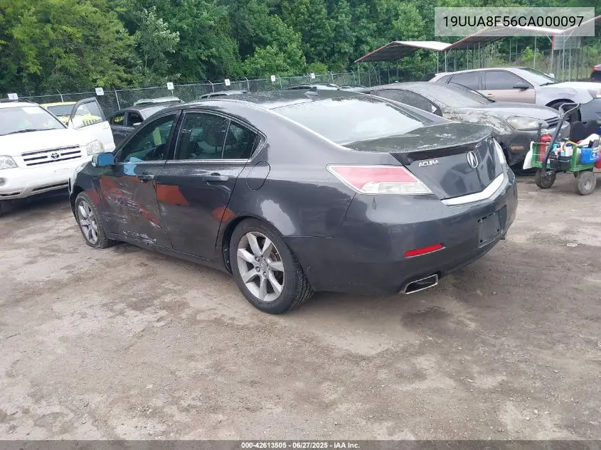 2012 Acura Tl 3.5 VIN: 19UUA8F56CA000097 Lot: 42613505