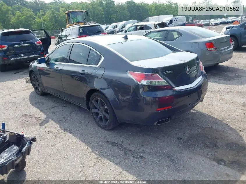 2012 Acura Tl 3.5 VIN: 19UUA8F25CA010562 Lot: 42615281