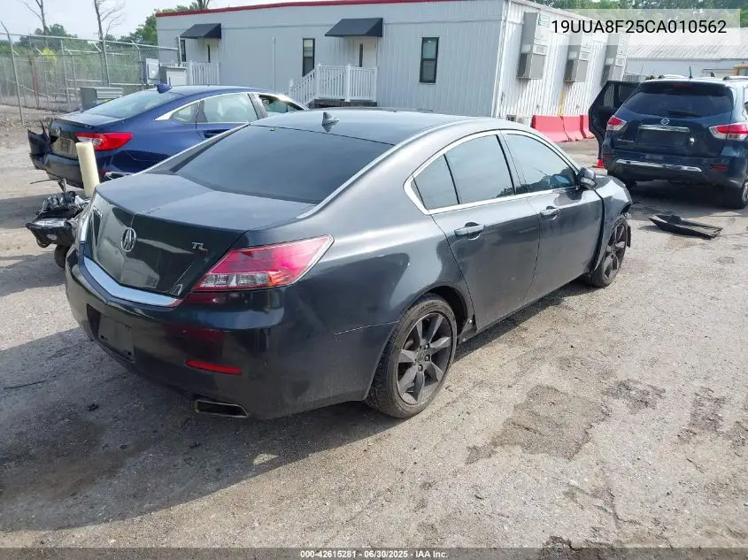2012 Acura Tl 3.5 VIN: 19UUA8F25CA010562 Lot: 42615281