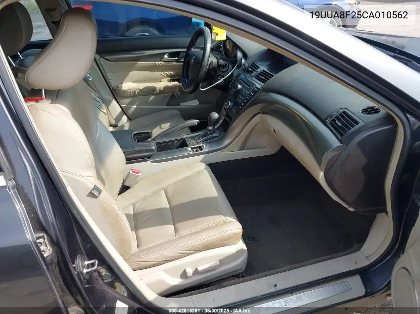2012 Acura Tl 3.5 VIN: 19UUA8F25CA010562 Lot: 42615281