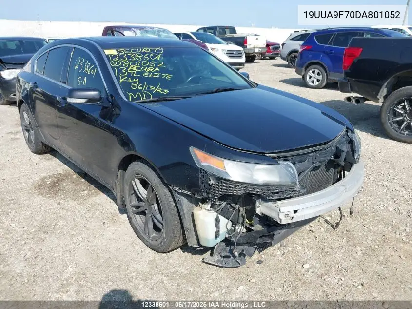 2013 Acura Tl Elite VIN: 19UUA9F70DA801052 Lot: 12338601