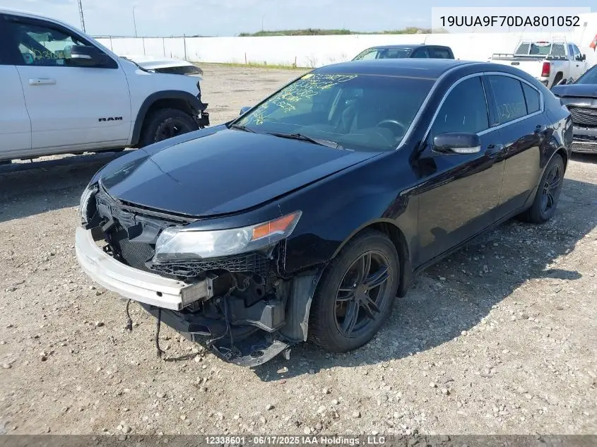 2013 Acura Tl Elite VIN: 19UUA9F70DA801052 Lot: 12338601