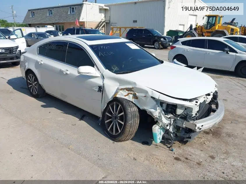 2013 Acura Tl 3.7 VIN: 19UUA9F75DA004649 Lot: 42586526