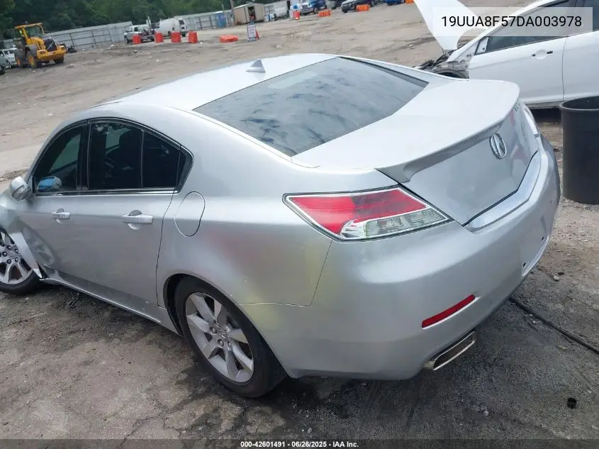 2013 Acura Tl 3.5 VIN: 19UUA8F57DA003978 Lot: 42601491