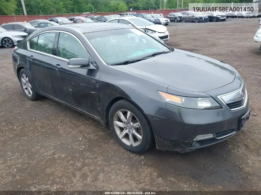 2014 Acura Tl 3.5 VIN: 19UUA8F58EA001450 Lot: 42256124