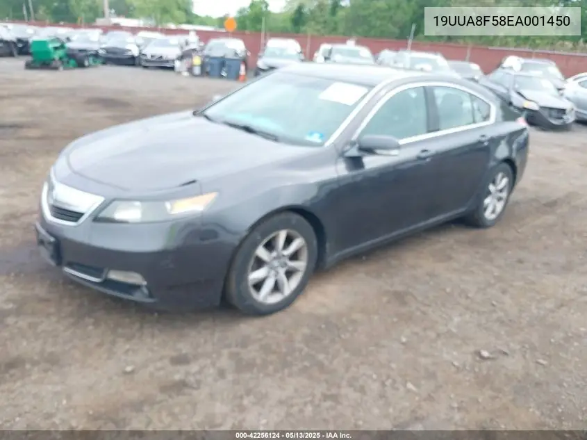 2014 Acura Tl 3.5 VIN: 19UUA8F58EA001450 Lot: 42256124
