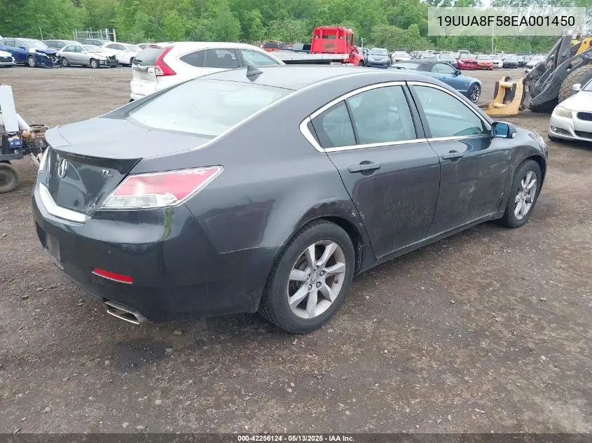 2014 Acura Tl 3.5 VIN: 19UUA8F58EA001450 Lot: 42256124