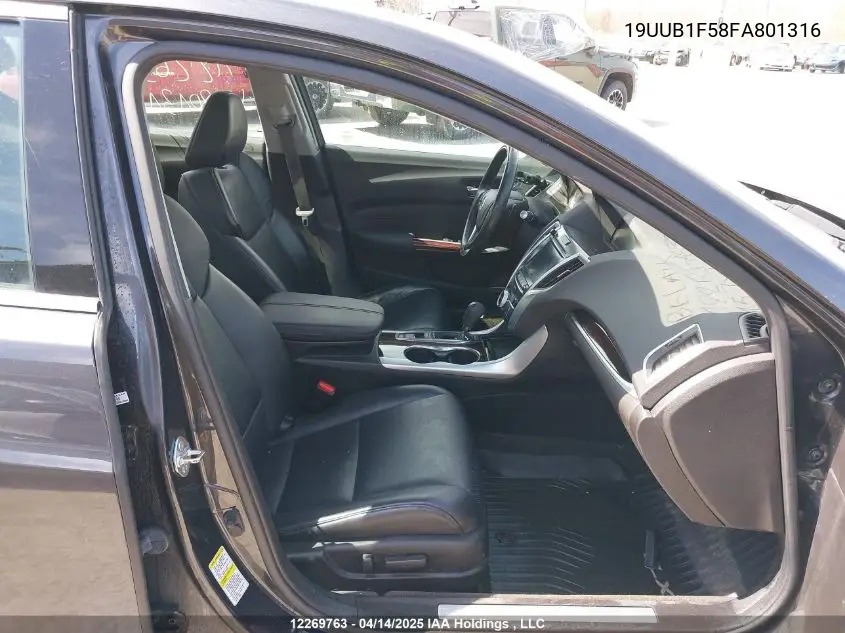 2015 Acura Tlx VIN: 19UUB1F58FA801316 Lot: 12269763