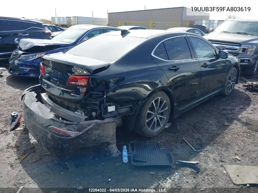 2015 Acura Tlx Tech VIN: 19UUB3F59FA803619 Lot: 12284322
