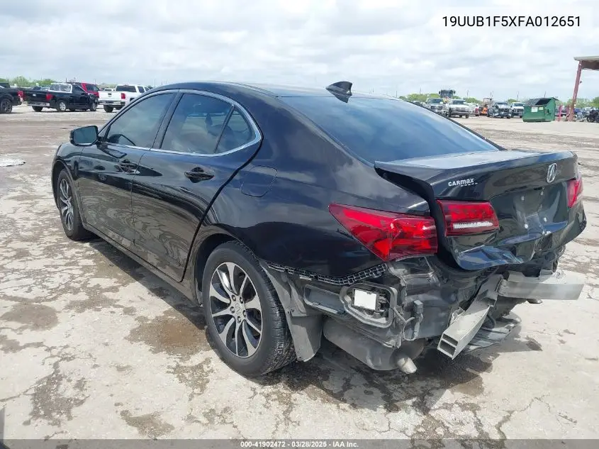 2015 Acura Tlx Tech VIN: 19UUB1F5XFA012651 Lot: 41902472