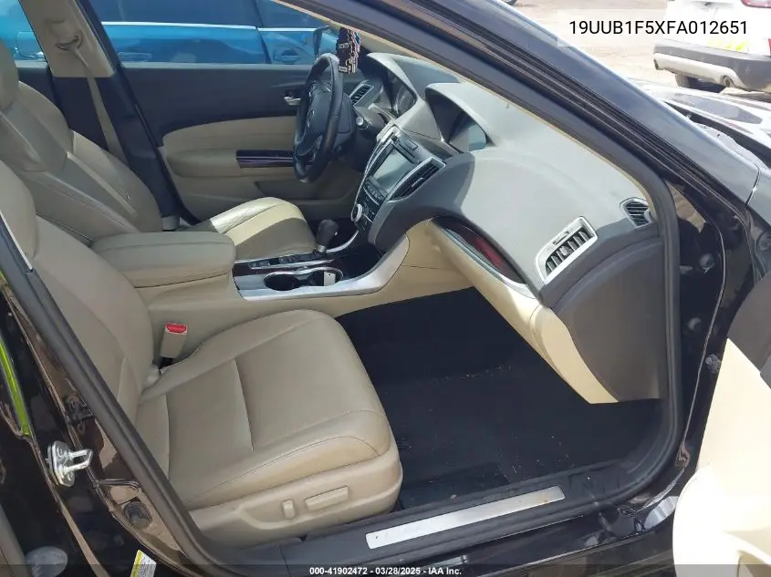 2015 Acura Tlx Tech VIN: 19UUB1F5XFA012651 Lot: 41902472