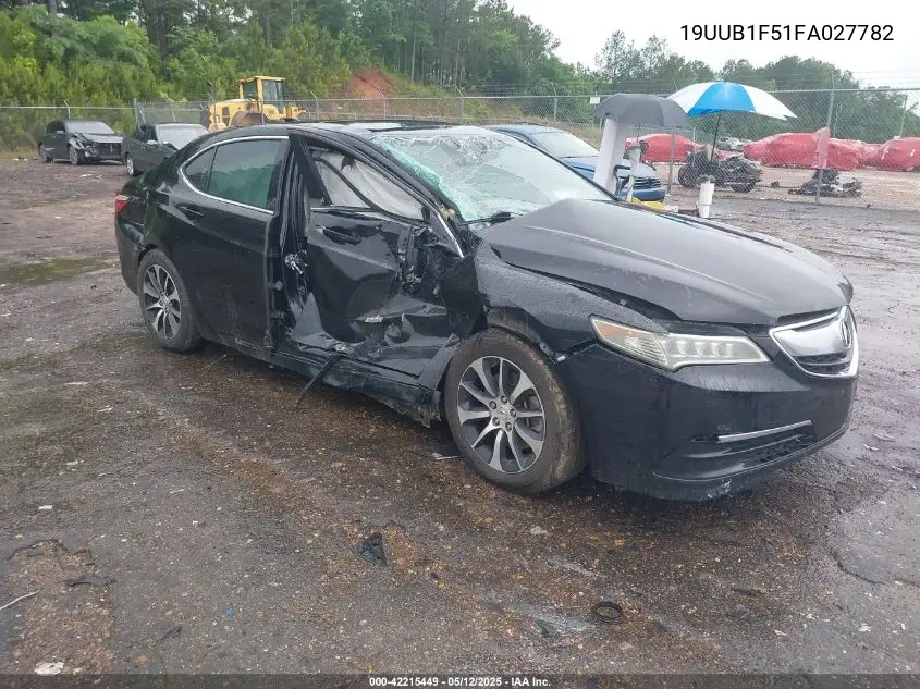 2015 Acura Tlx Tech VIN: 19UUB1F51FA027782 Lot: 42215449