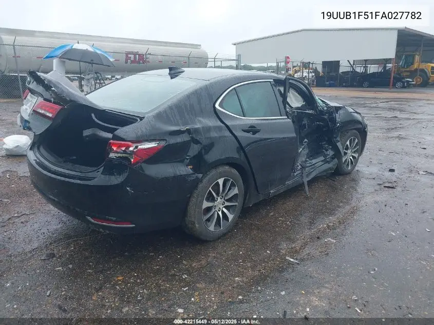 2015 Acura Tlx Tech VIN: 19UUB1F51FA027782 Lot: 42215449
