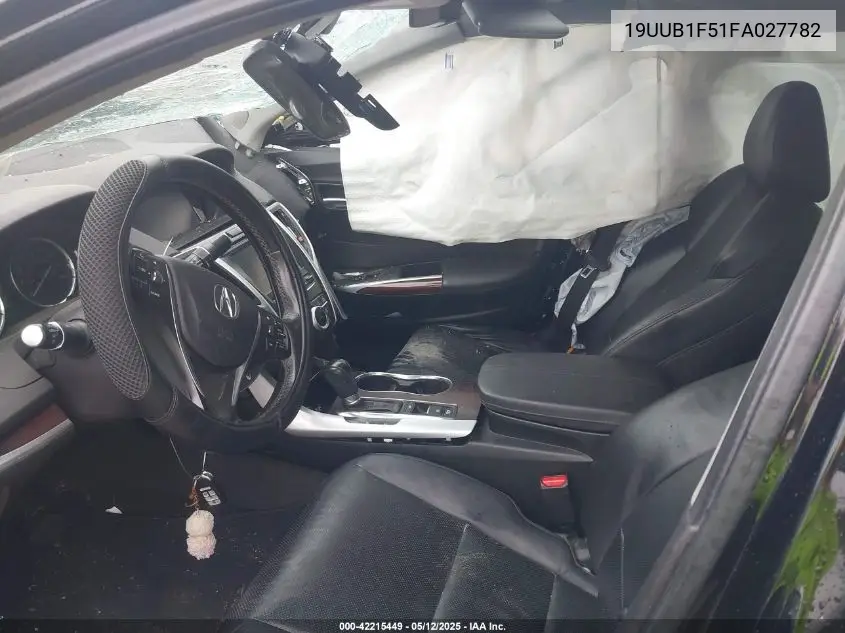 2015 Acura Tlx Tech VIN: 19UUB1F51FA027782 Lot: 42215449