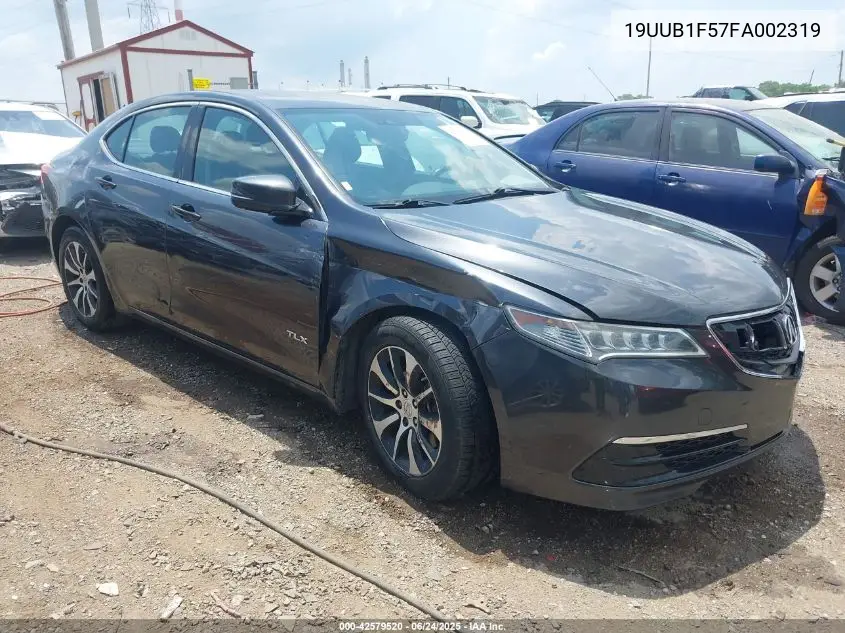2015 Acura Tlx Tech VIN: 19UUB1F57FA002319 Lot: 42579520