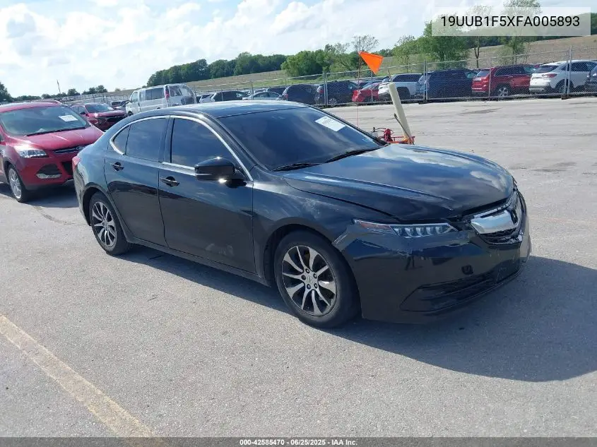 2015 Acura Tlx Tech VIN: 19UUB1F5XFA005893 Lot: 42585470