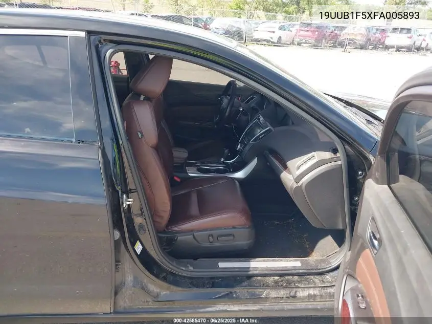 2015 Acura Tlx Tech VIN: 19UUB1F5XFA005893 Lot: 42585470