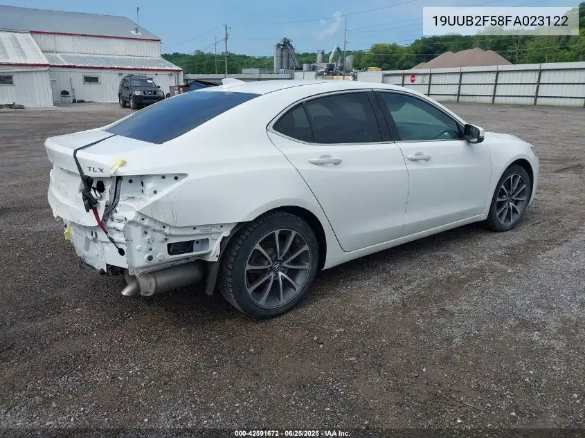 2015 Acura Tlx V6 Tech VIN: 19UUB2F58FA023122 Lot: 42591672