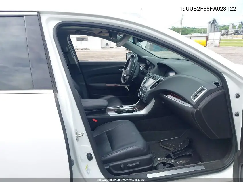 2015 Acura Tlx V6 Tech VIN: 19UUB2F58FA023122 Lot: 42591672