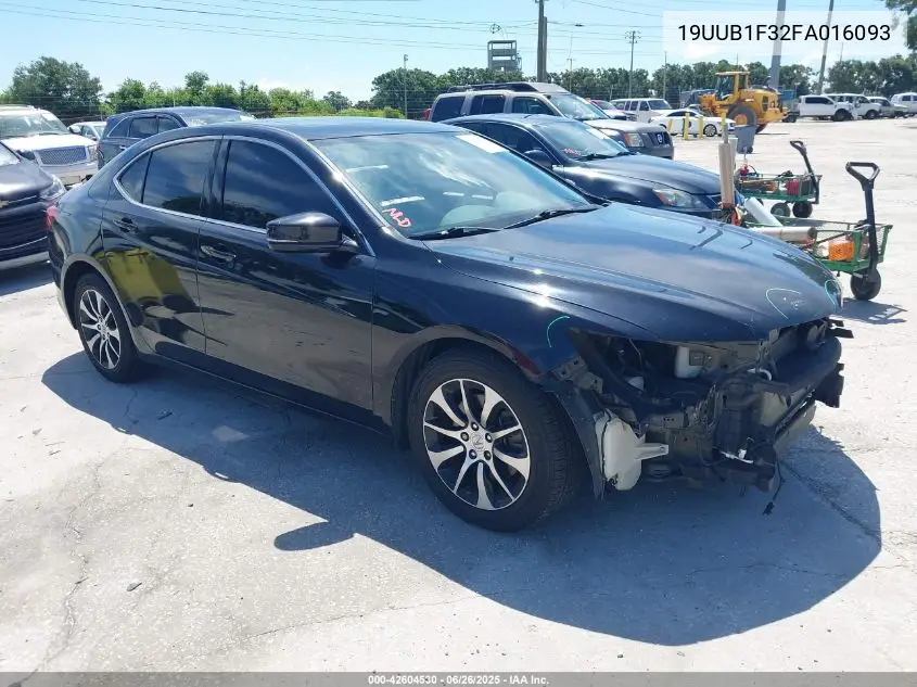 2015 Acura Tlx VIN: 19UUB1F32FA016093 Lot: 42604530