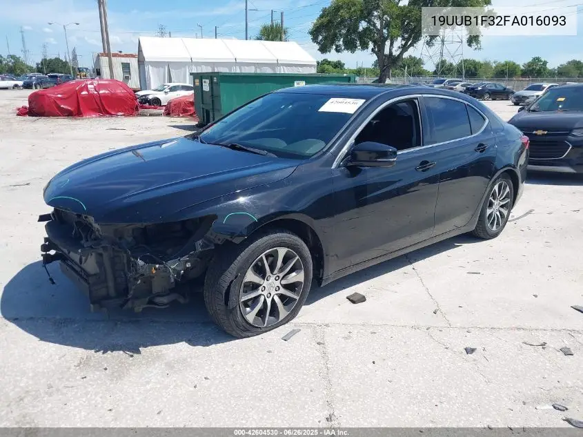2015 Acura Tlx VIN: 19UUB1F32FA016093 Lot: 42604530