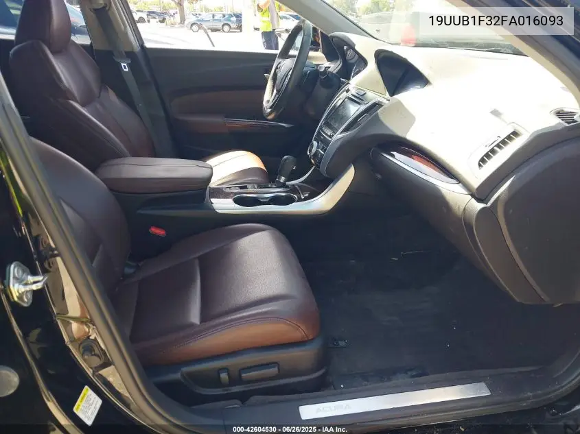 2015 Acura Tlx VIN: 19UUB1F32FA016093 Lot: 42604530