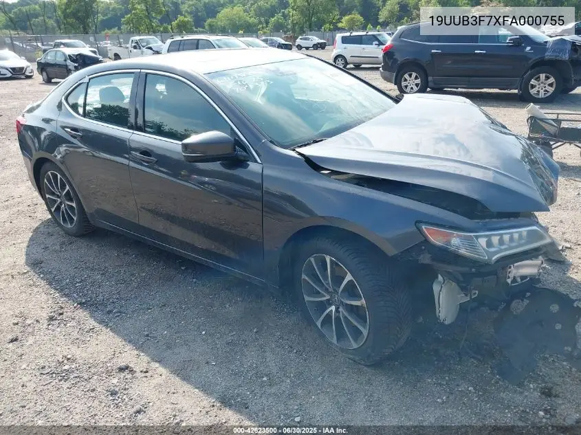 2015 Acura Tlx V6 Advance VIN: 19UUB3F7XFA000755 Lot: 42623500