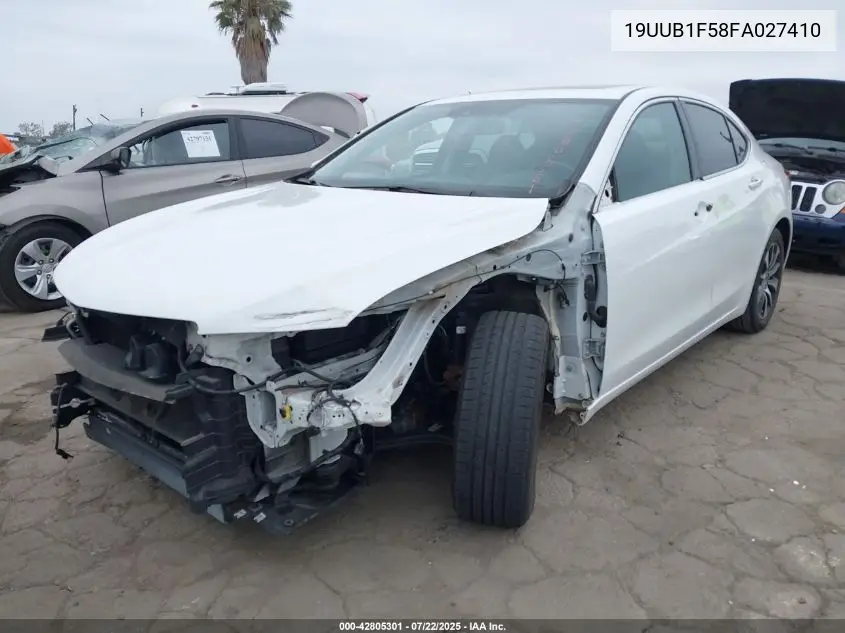 2015 Acura Tlx Tech VIN: 19UUB1F58FA027410 Lot: 42805301
