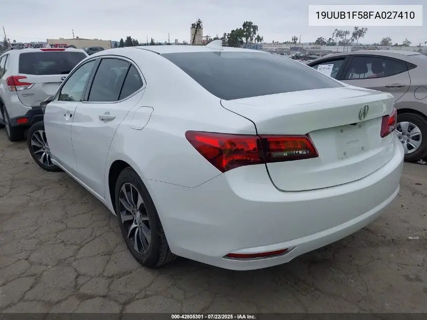 2015 Acura Tlx Tech VIN: 19UUB1F58FA027410 Lot: 42805301