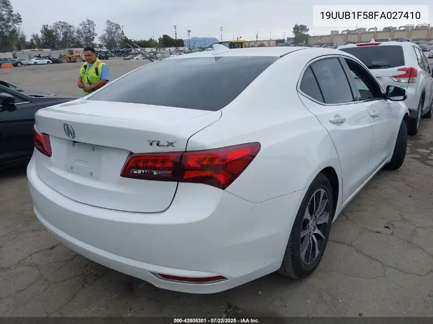 2015 Acura Tlx Tech VIN: 19UUB1F58FA027410 Lot: 42805301