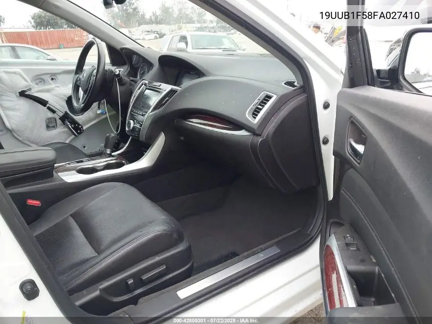 2015 Acura Tlx Tech VIN: 19UUB1F58FA027410 Lot: 42805301