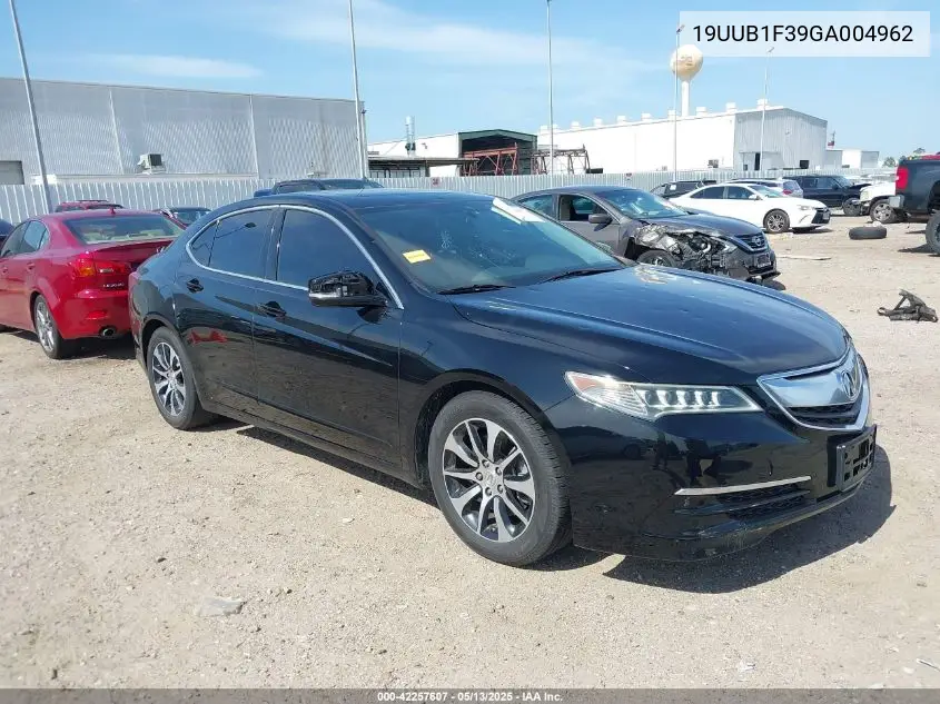 2016 Acura Tlx VIN: 19UUB1F39GA004962 Lot: 42257607