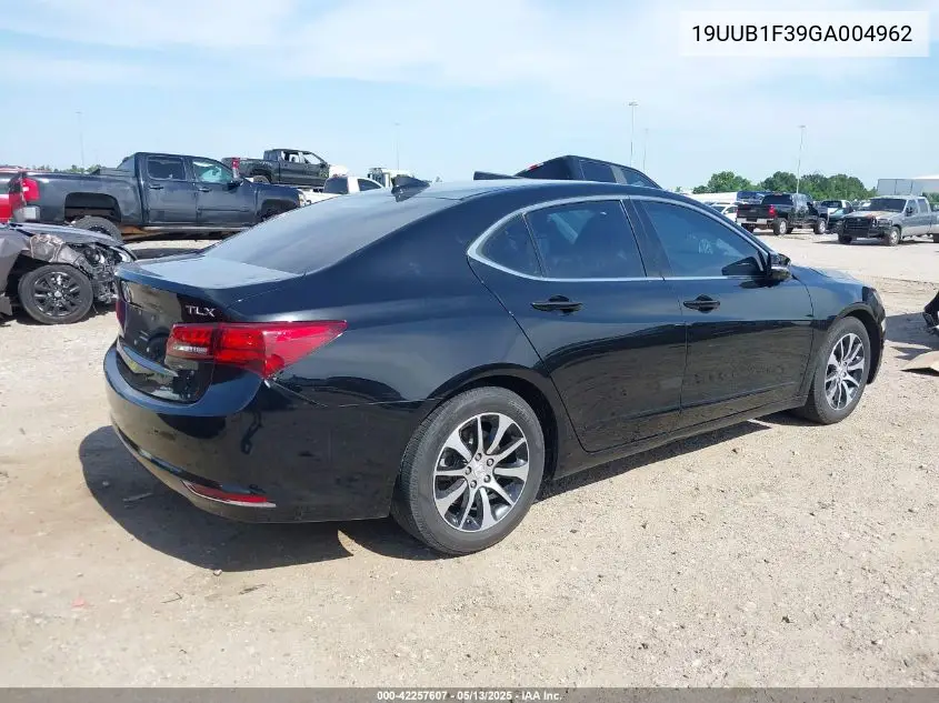 2016 Acura Tlx VIN: 19UUB1F39GA004962 Lot: 42257607